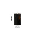 thumbnail image 3 of Electronic Lights 1Pcs Black Plastic Electronic Candle Light 7.5x15cm Realistic Flameless LED Candle with Timer for Home Church Decor Rkxzt, 3 of 7