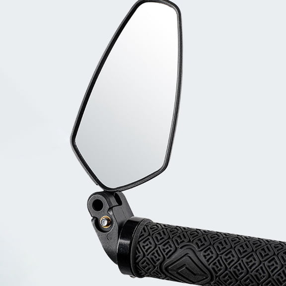 SWETRACE Sturdy Rearview Mirror Handlebar Rearview Mirror Black Acrylic for Mountain Bike 1Pc