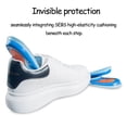 thumbnail image 4 of Gel Heel Pad Insoles U‑Shaped SEBS Cushion 1 Pair Shock Absorbing Heel Pain Relief Inserts for Men Women S/L, 4 of 6
