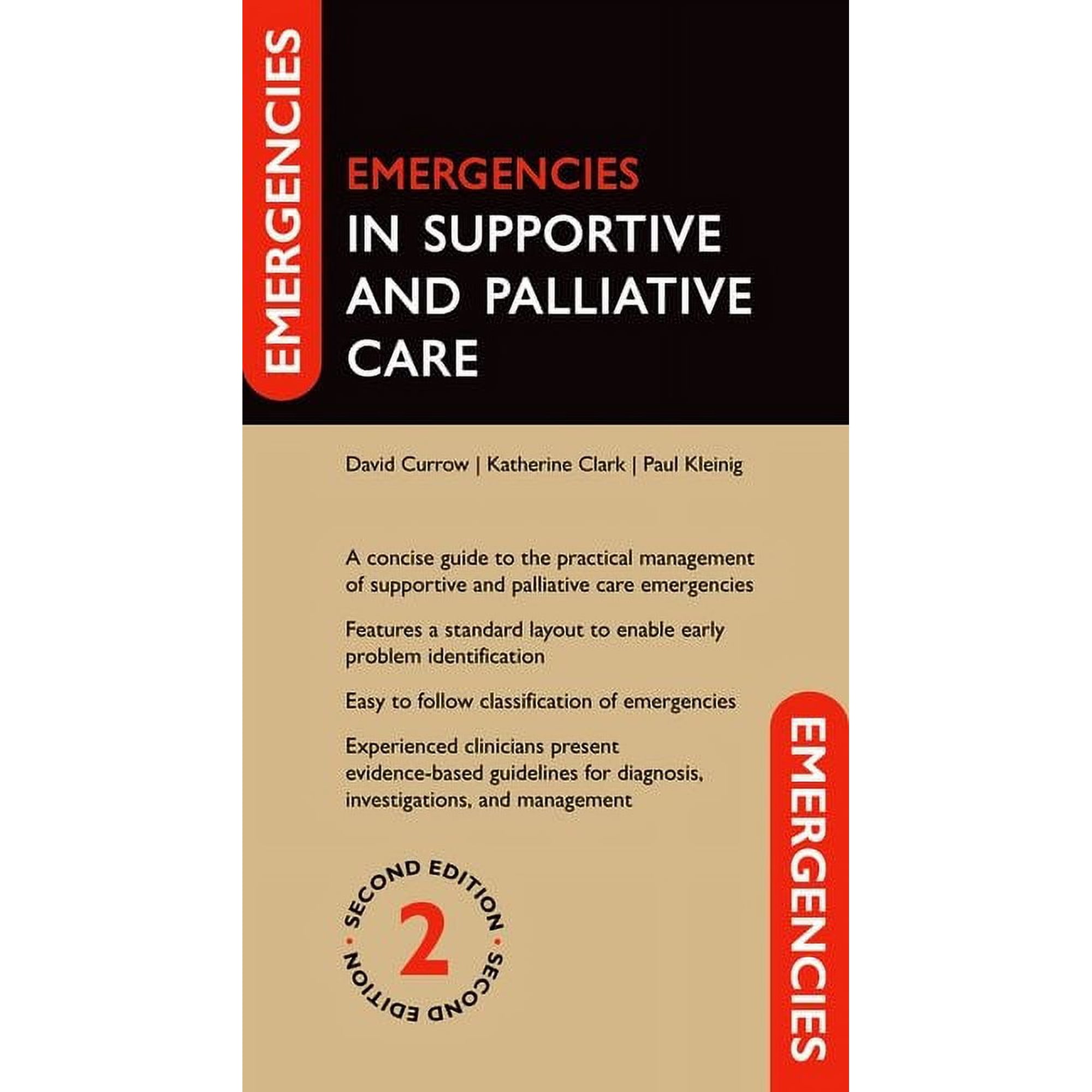 Emergencies In... Emergencies in Supportive and Palliative Care, (Paperback)