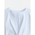 thumbnail image 2 of Athletic Works Girls Twist Front Active Tee with Short Sleeves, Sizes 4-18 & Plus, 2 of 3