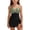 Green, variant on OGLCCG Tween Girls Bikini Swimsuits U-Wire Ruched One Piece Swimsuit Swim Dress Criss Cross Push Up Bathing Suit with Side Tie 7-16 Years