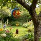 thumbnail image 5 of Campana de viento metálica para decoración de jardín exterior | Adorno colgante de hierro forjado | Campana de viento para patio, balcón o porche, 5 of 6