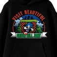 thumbnail image 7 of Sonic The Hedgehog Visit Beautiful Green Hill Zone Youth Black Long Sleeve Hooded Sweatshirt-Small, 7 of 7
