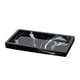 thumbnail image 5 of Bandeja de resina de imitación de mármol para baño, bandeja cuadrada para guardar joyas. Negro, 5 of 7