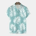 thumbnail image 5 of Mens Hawaiian Shirt Short Sleeve Button Down Shirts Tropical Floral Summer Beach Shirts,S-3XL, 5 of 6