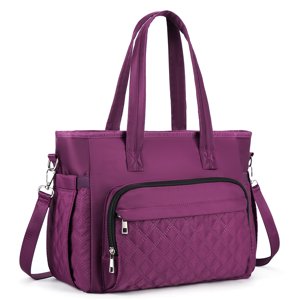 Holuxer Large Insulated Lunch Tote for Women, Purple