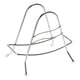 thumbnail image 2 of Soporte práctico para tablas de cortar de acero inoxidable, diseño compacto y elegante, ideal para mantener la cocina organizada. Compatible con tablas de madera pesadas, color plateado, dimensiones, 2 of 7