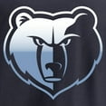 thumbnail image 3 of Men's Navy Memphis Grizzlies Gradient Logo Pullover Hoodie, 3 of 4