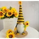 thumbnail image 1 of Adorable gnomo de abeja y girasol | Figura de enano sin rostro para decoración de escritorios de hogar y oficina | Decoración festiva de mesa de 38 cm de alto, 1 of 3