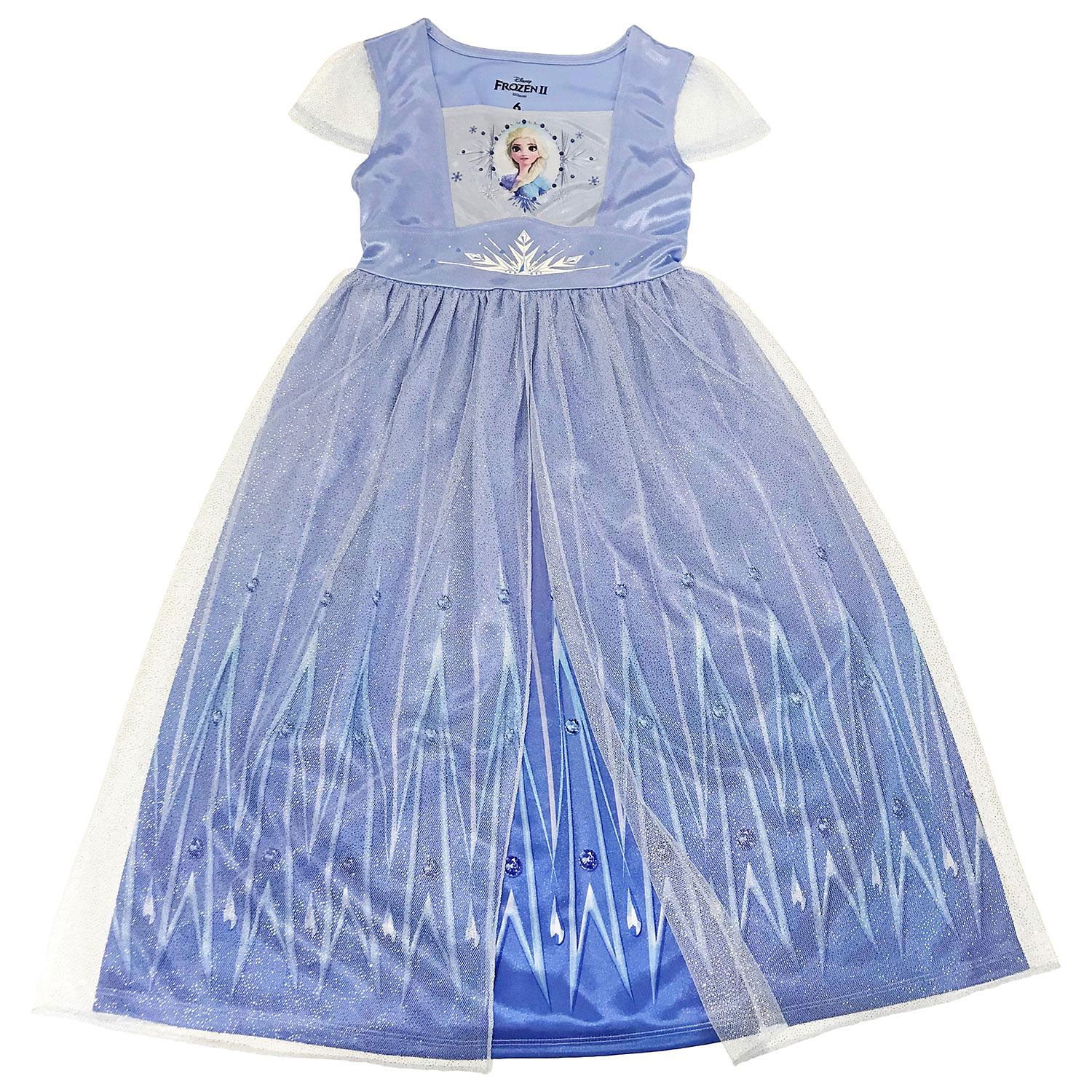 Frozen Princess Elsa Fantasy Nightgown (Toddler Girls & Little Girls