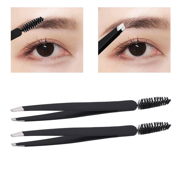 Pinzas para cejas pinzas para pestañas de acero inoxidable fáciles de sostener para injerto de pestañas ANGGREK Otros