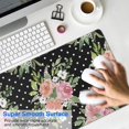 thumbnail image 4 of Long Mouse Pads for Desk,Pioneer Flower Floral Print Pattern Desk Mats on Top Of Desks, Desk Mouse Pad Extra Large with 3mm Non-Slip Base and Stitched Edge for Gaming,Office,Work,Home 31.5"x15.7", 4 of 6