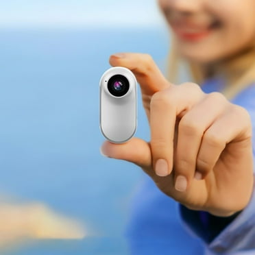 Spring Savings! Outoloxit 1080P Thumb Sports Camera with Display Portable Travel Vlog Camera Mini Small Camera Life Recorder Support Playback, White
