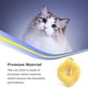 thumbnail image 4 of Methold Cuello de gato Cono de heridas Collares isabelinos Algodón Suministros para mascotas Collar de recuperación Tostada médica Conos de Type2 NO2 Methold  PT003771-21B, 4 of 6