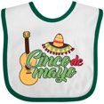 thumbnail image 3 of Inktastic Cinco De Mayo with Guitar and Sombrero Boys or Girls Baby Bib, 3 of 4