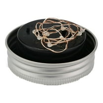 RKZDSR LED Light Solar For Mason Jar Lid Insert Color Changing Garden Decor Yellow