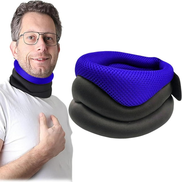 Vitavix Support de Cou pour Ronflement, Attelle de Cou pour Dormir, Support de Cou - Ne Ronflez Plus Jamais, Collier Attelle de Cou en Mousse Douce Ajustable, Confortable pour un Sommeil Réparateur (a)