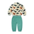 thumbnail image 2 of Wonderluxe Baby Boys' Teddy Fleece Pullover and Jogger Pants Set, 2-Piece, Sizes 0/3M-24M, 2 of 12