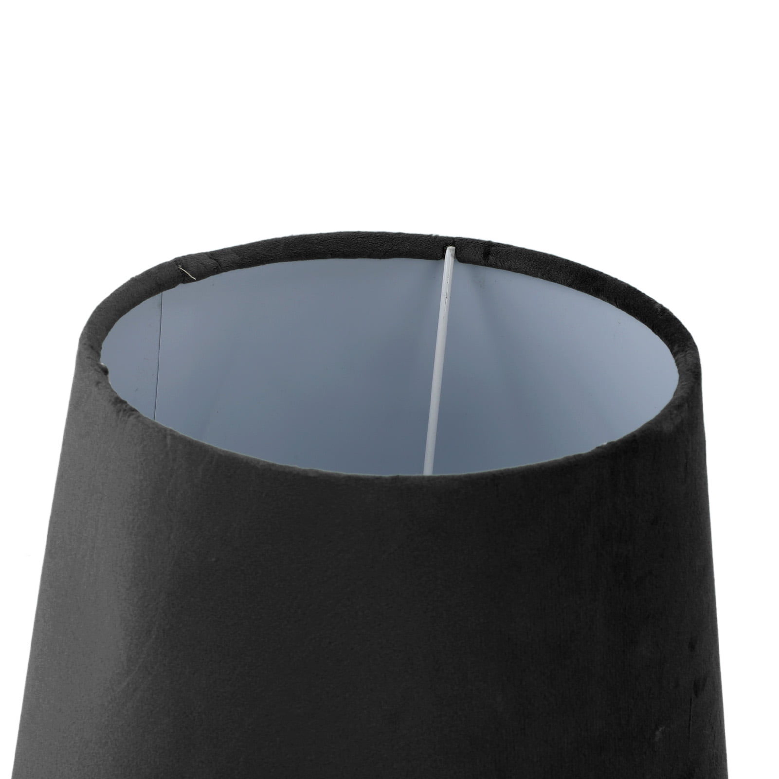 Riousery Fabric Conical Lamp Shade for Table Floor Light, E27 E14 Dual Use Hand Crafted, Black, 8.5 inches / 21.5 cm Bottom