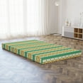 thumbnail image 5 of Colorful Foldable Mattress, Ethnic Geometric Shapes, 78.7" x 47.2", Pistachio Green Orange, by Ambesonne, 5 of 6