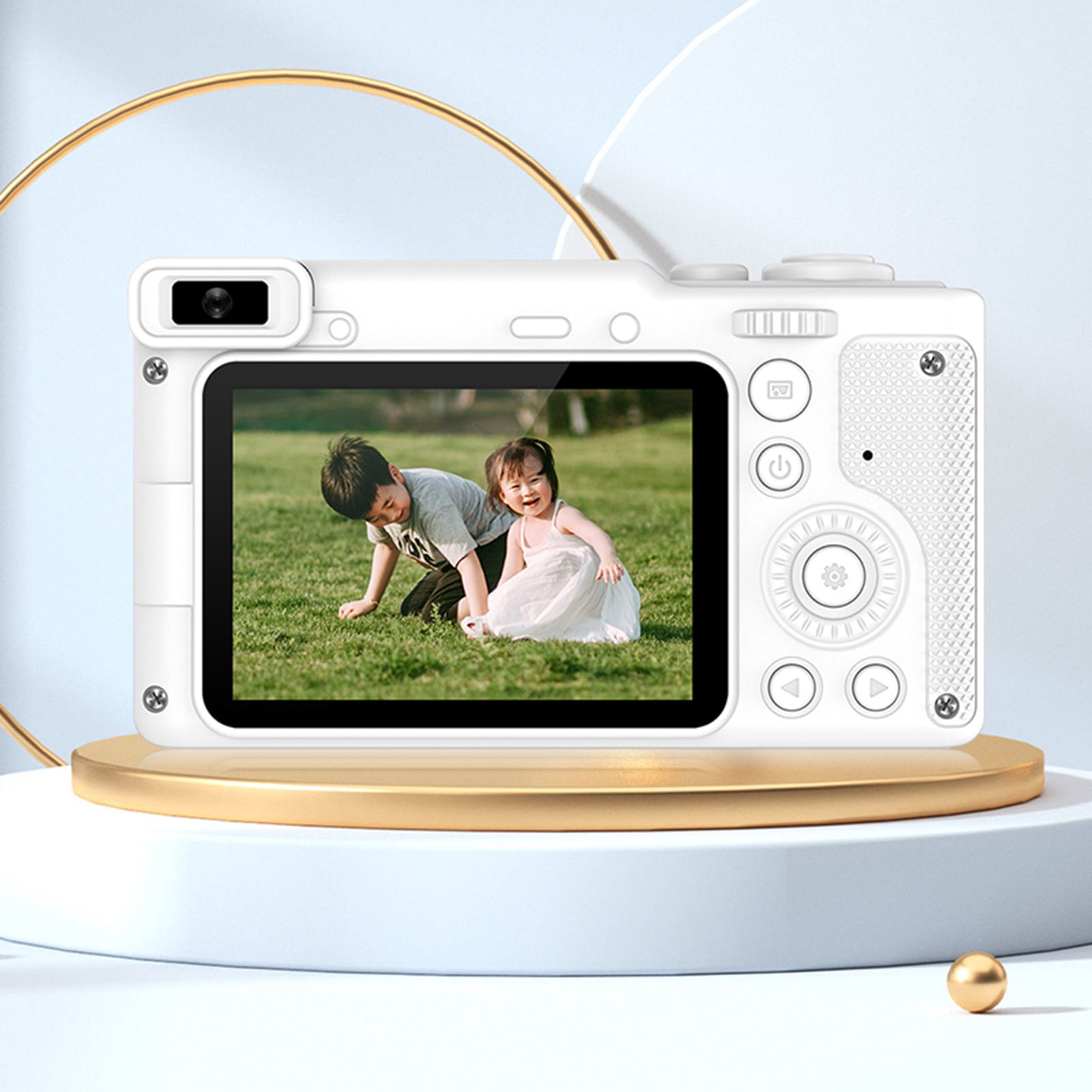 XIAOLE Digital Camera, FHD 1080P Kids Camera 40MP Point and Shoot Digital Cameras with 32GB SD Card Extended storage 128GB 8X Zoom, USB charging , Compact Small Camera for Kids Boys Girls