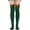 A1 F, variant on Halloween Skeleton Bone Thigh High Socks Women Spooky Over the Knee Stretch Stockings Black One Size