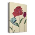 thumbnail image 2 of Colored Floral I Premium Gallery Wrapped Canvas - Ready to Hang, 2 of 9