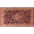 thumbnail image 1 of Ahgly Company Machine Washable Indoor Rectangle Traditional Orange Salmon Pink Area Rugs, 2' x 3', 1 of 7