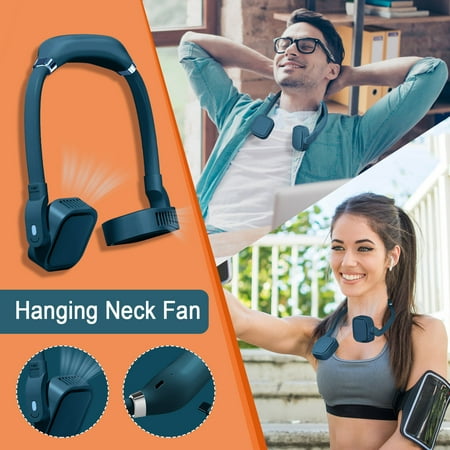 

Portable Hands-free Fan Neckband Hanging USB Rechargeable Mini Fan For Outdoor