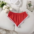 thumbnail image 4 of SWSMCLT Women's Autumn Shorts Athletic Cheeky Jogger Jogging Short Yoga Shorts Yoga Pants Breathable Comfy Burgundy 8, 4 of 5