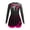 Hot Pink, variant on Kids Girls Ice Figure Skating Dress Long Sleeve Ballet Dance Tutu Dress Gymnastics Leotard Red 10