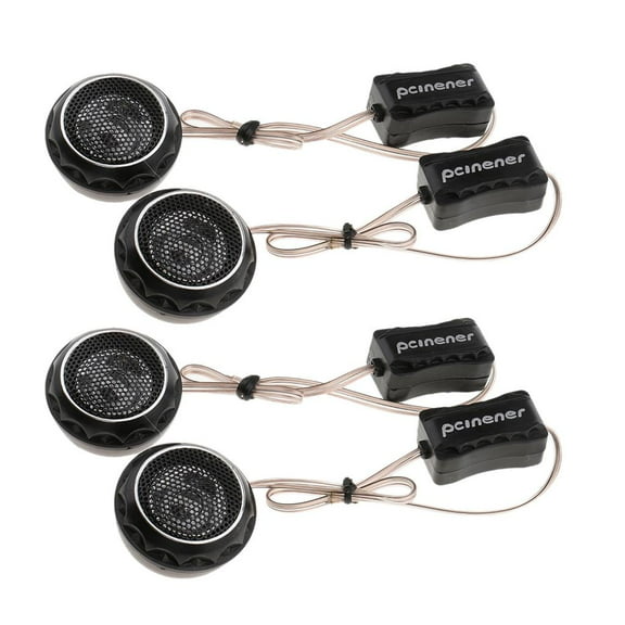 2Pair Premium Car Stereo Speaker Tweeter with Subwoofer for Car Audio System