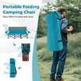 thumbnail image 6 of Costway Adjustable Camping Chair with Storage Bag, Blue, 6 of 10
