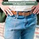 thumbnail image 3 of EeaseMX Cadena para pantalones de hombre de 57 cm, estilo hip hop, punk, para billetera, llavero, colgante de esposas (plata), 3 of 8