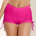 thumbnail image 2 of Glisme Swimsuits For Women Swimwear Bottoms Plus Size High Waist Bikini Bottoms Swim Briefs Beach Shorts Ruched High Cut Full Coverage Swim Bottom Pink Bathing Suits For Swimming Pool, 2 of 3