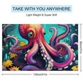 thumbnail image 2 of Colorful Octopus Oversized -Washed Lightweight Quick Dry Beach Towels - 32"x63", 2 of 7