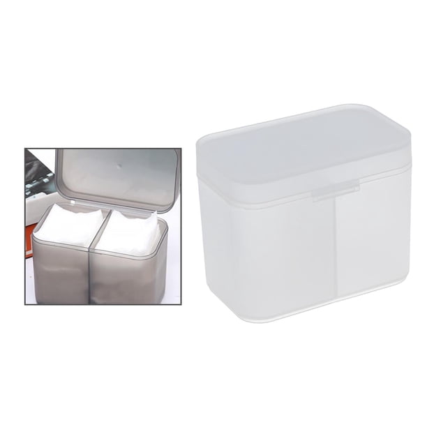 Soporte organizador de plástico Colcomx para hisopo de toallas y Almohadillas de maquillaje