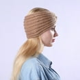 thumbnail image 6 of Yesbay Autumn Winter Women Cross Knitted Headband Warm Stretch Sport Hair Band Headwear, 6 of 7