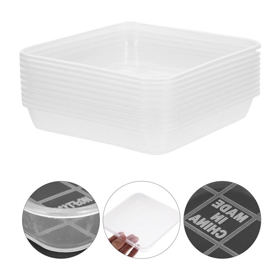 SEWCHICS Indoor Pot Water Catcher Plastic Water Collection Indoor Gardening 10Pcs