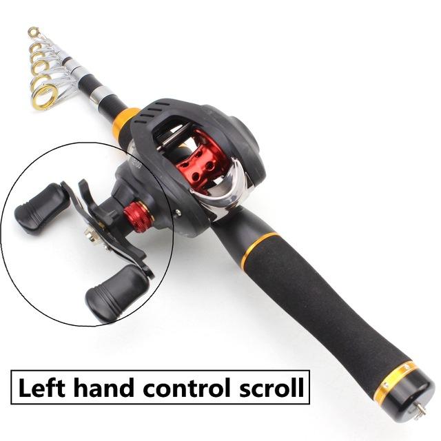 1.65m Casting Rod and Baitcasting Reel set Fishing rod with reel
