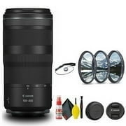 Canon RF 100-400mm F/5.6-8 IS USM Lens (5050C002) + Filter + Cap Keeper + More(International Model)