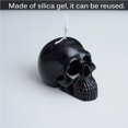 thumbnail image 3 of Skull Candle Mold Easy to Demold Skull Silicone Mold Reusable Multipurpose Skull-Shaped Candle Making Model for Home Crafts Decoration, 3 of 9