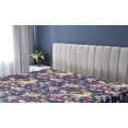 thumbnail image 5 of Ambesonne Vintage Fitted Sheet, Cherries Birds Flowers Art, King Size, Lime Green and Dried Rose, 5 of 5