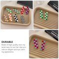 thumbnail image 2 of 4 unids Moda Plaid Ola Playos Clips Pinzas Horquillas Mujeres Hairgrip Accesorios para el cabello, 2 of 6