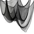 thumbnail image 1 of 5 Piezas de Tela Escalofriante de Halloween en Negro., 1 of 3