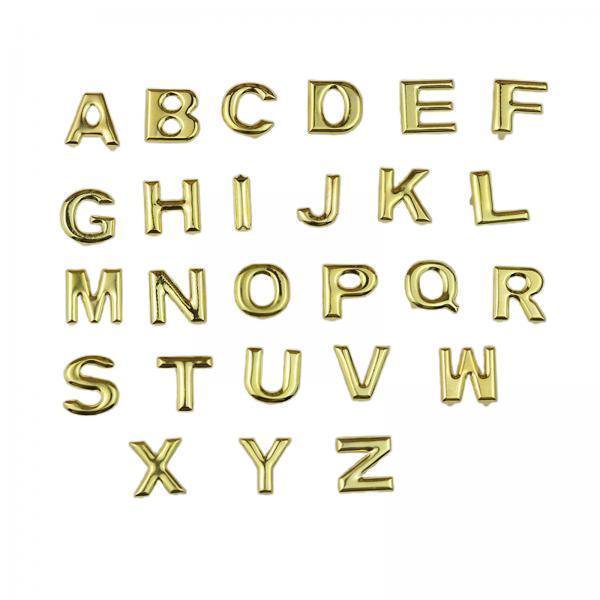 3x26x A-Z Remaches De Remaches Metálico Cinturones, Bolsos, Prendas De Vestir, Decoración Artística Sunnimix Pernos prisioneros de los remaches de la letra inglesa