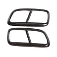 thumbnail image 1 of Black Stainless Steel Pipe Throat Exhaust Outputs Tail Frame Trim Cover for XC90 Exterior Accessories, 2Pcs, 1 of 5