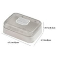 thumbnail image 3 of Nkmbld Leakproof Soap Container with Lid, Leakproof Travel Soap Box with Drainage Tray for Camping, Gym, Bathroom,Kitchen,Dormitory,Hotel, White, 3 of 8