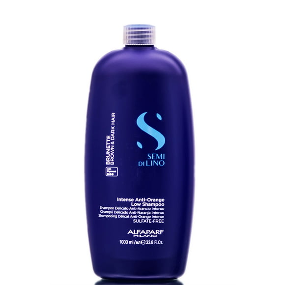 Alfaparf Milano Semi Di Lino Brunette Anti-Orange Low Shampoo - 33.8 oz